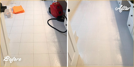 Tile and Grout Cleaners in Ridgefield Restore the Condition of This Shower