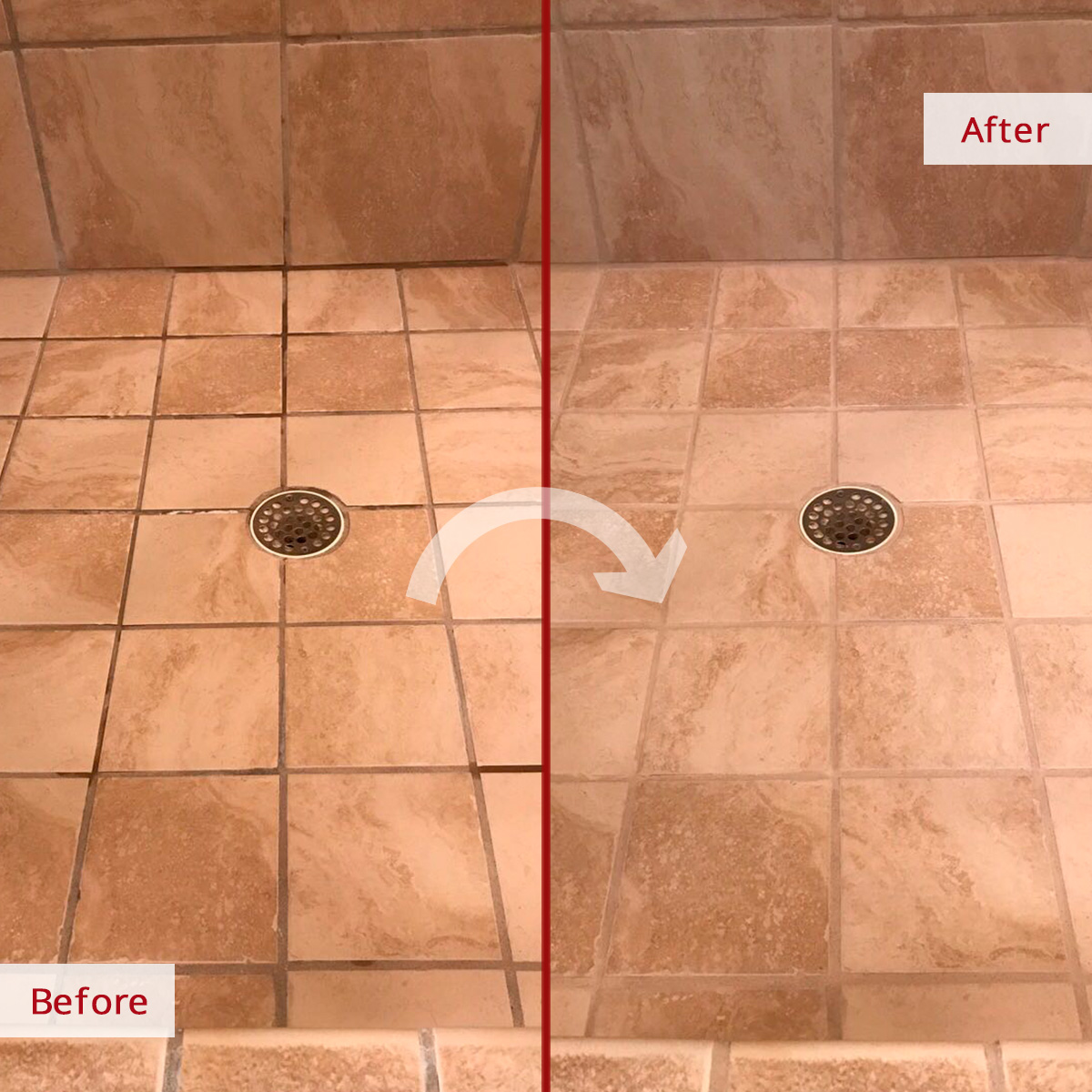 Tile and Grout Cleaners in Ridgefield Restore the Condition of This Shower