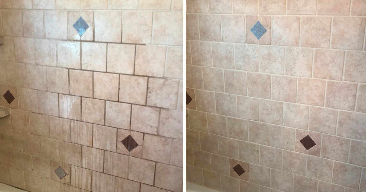 I was sick of my filthy shower and stained grout - now it looks